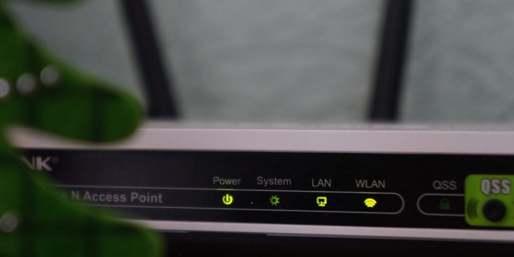 Wifi access point close up