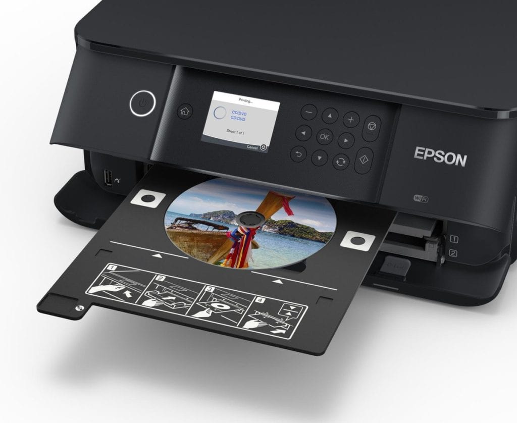 Epson Expression Premium Xp 6100 Close Up Lade En Bedieningspaneel