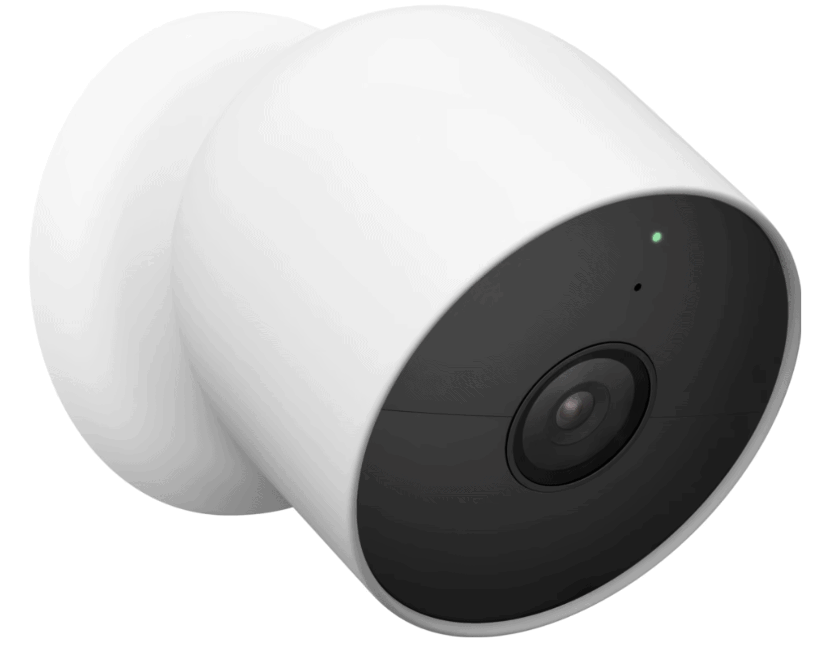 google nest cam tegen witte achtergrond