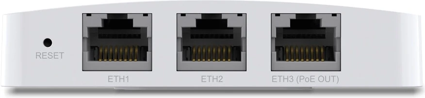 Tp Link Omada Eap225 Wall Onderaanzicht Met Kijk Op Ethernetpoorten