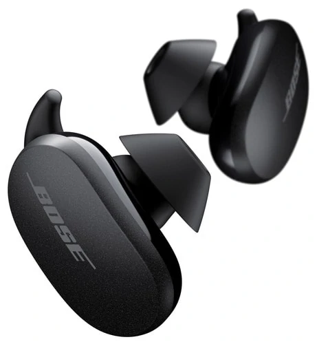 Zwarte oordopjes van Bose Quietcomfort