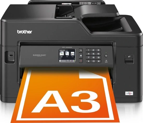 Brother MFC-J5330DW - All-in-One Printer in beeld met A3 blad