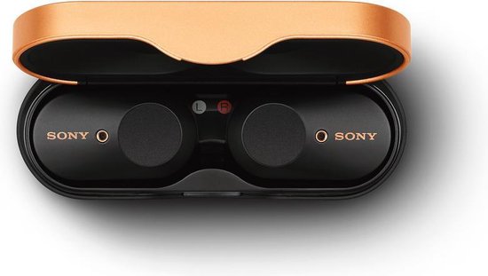 Sony WF-1000XM3 zwarte in-ear oordopjes in oplaadtas
