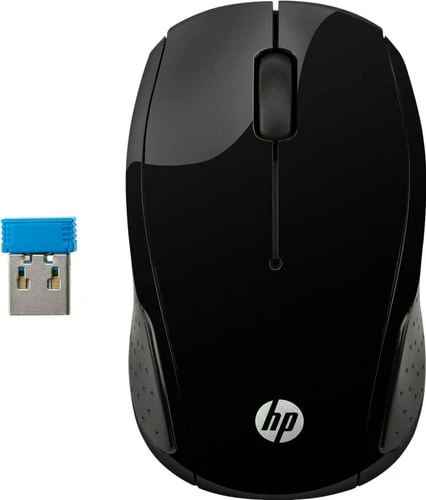 Zwarte muis HP Draadloze muis 200