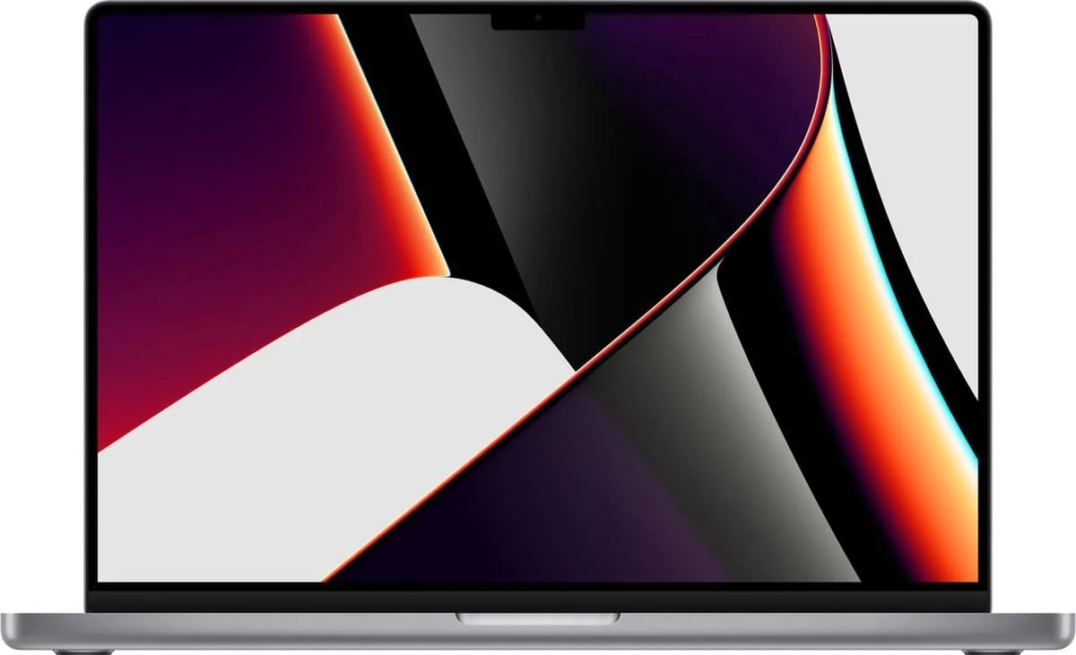 Apple MacBook Pro 16 inch (2021) vooraanzicht