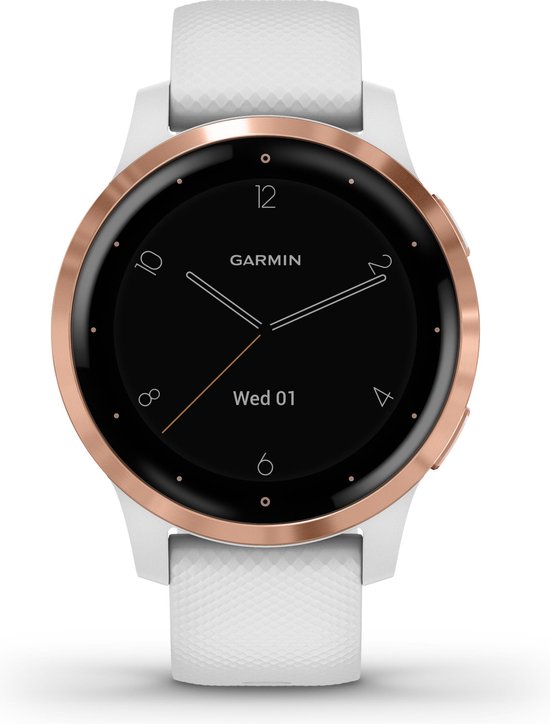 Wit met roségoud smartwatch Garmin Vivoactive 4S 
