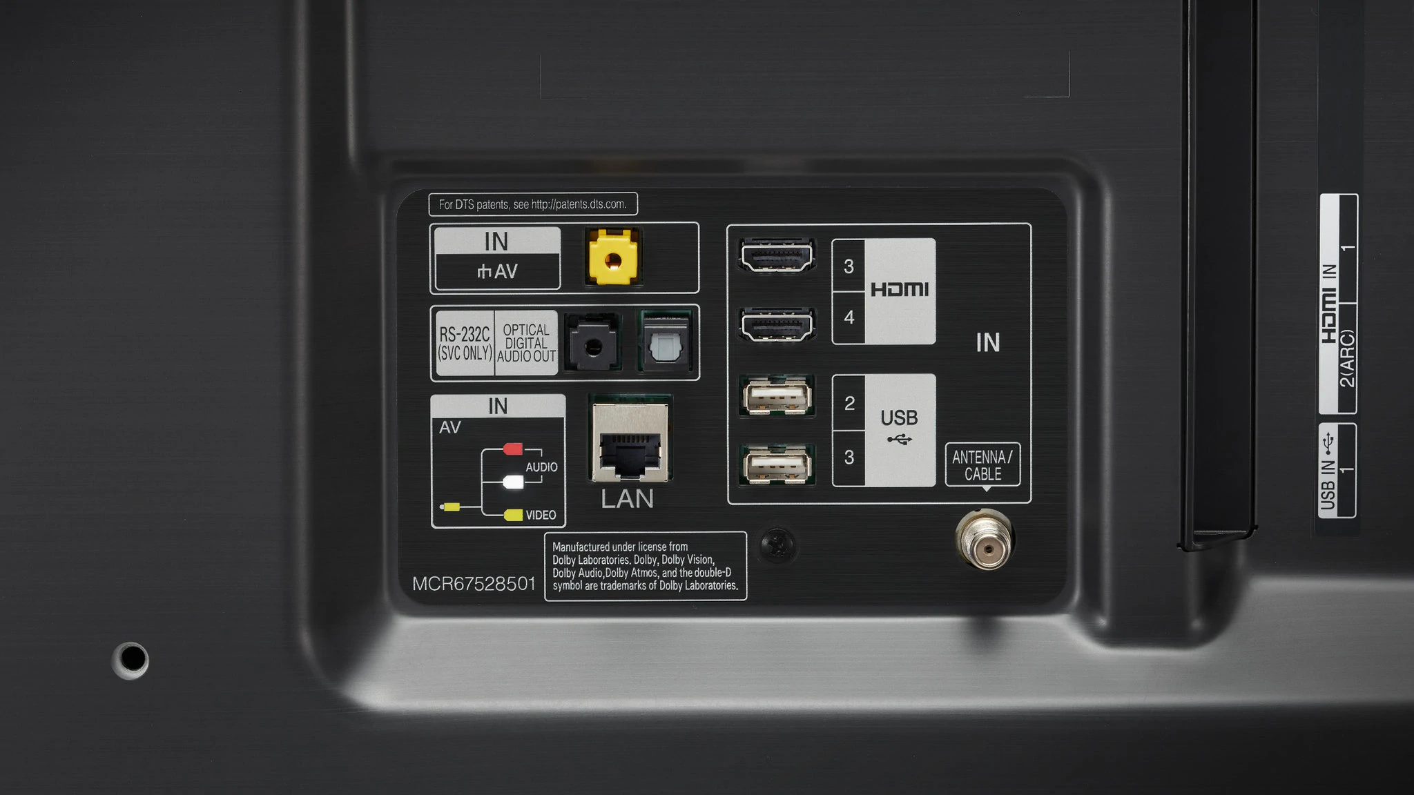 LG 49NANO866NA (2020) aansluitingsmogelijkheden