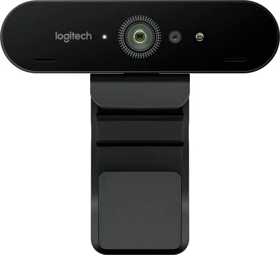 Zwarte webcam Logitech BRIO 4K Stream Edition