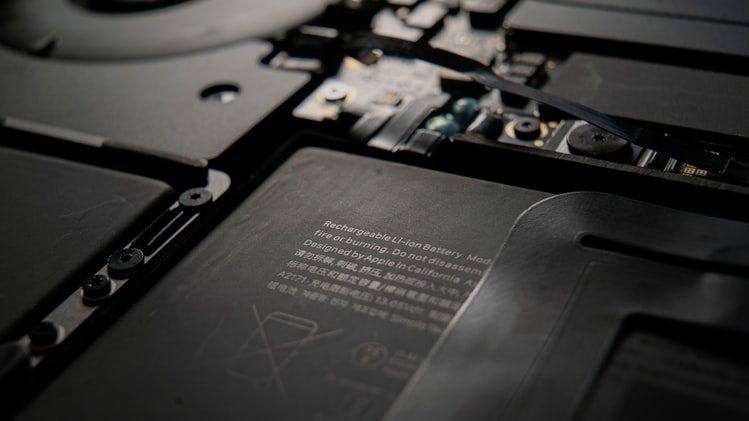 MacBooks Lithium-Ion-Batterij