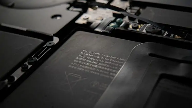 MacBooks lithium-ion-batterij