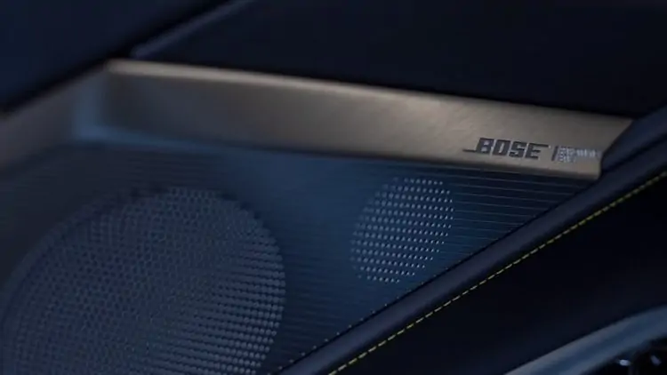 Bose autospeaker detailbeeld