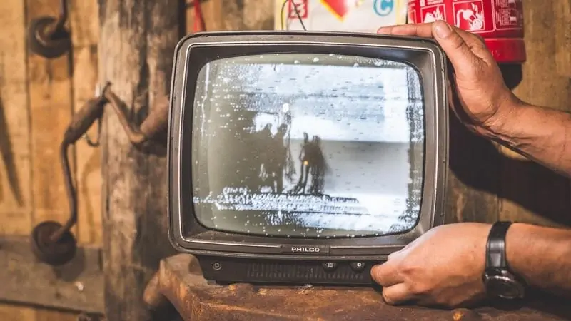Slechte ontvangst op een oude tv