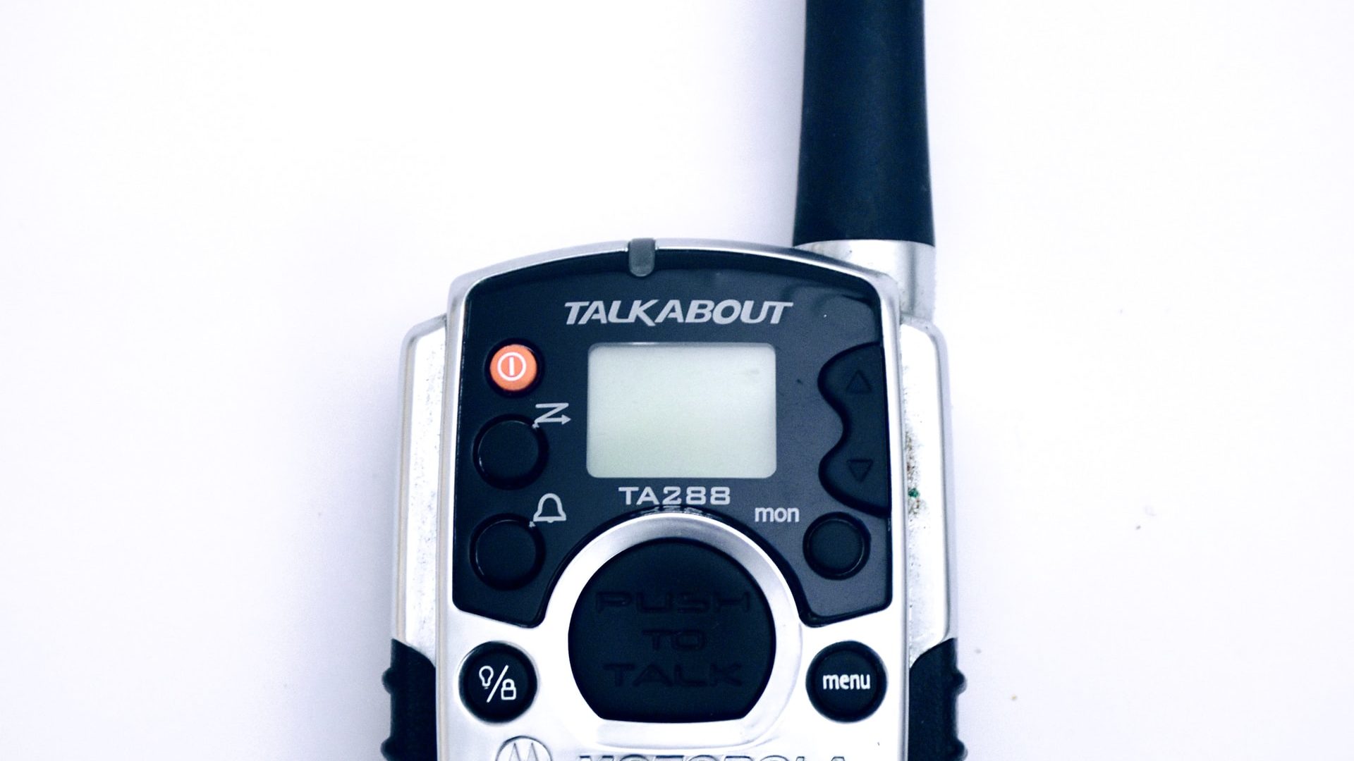 zilveren walkie talkie