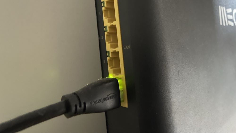 kabel in modem router