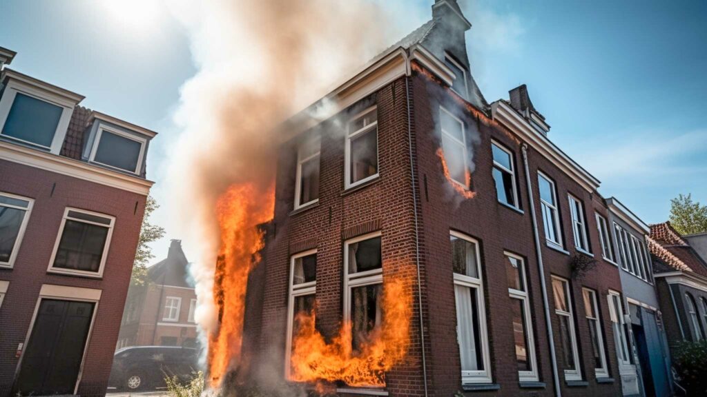 Huis in brand