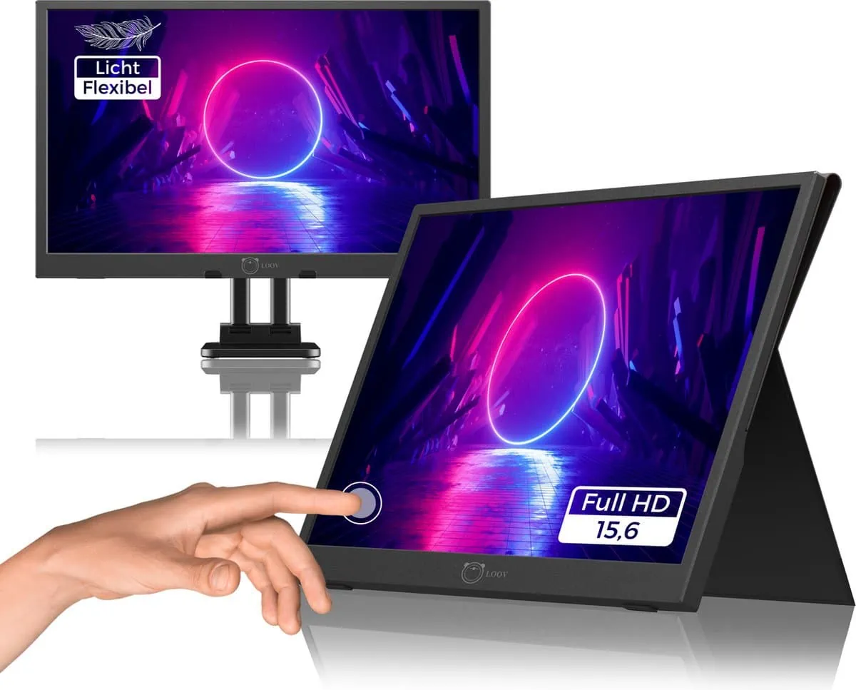 LOOV FlexDisplay Touch 4k draagbare monitor